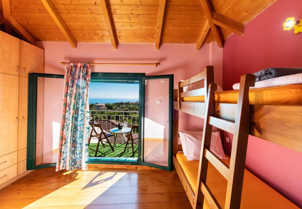 Villa Lefkada Sunset House Kalamítsi Esterno foto